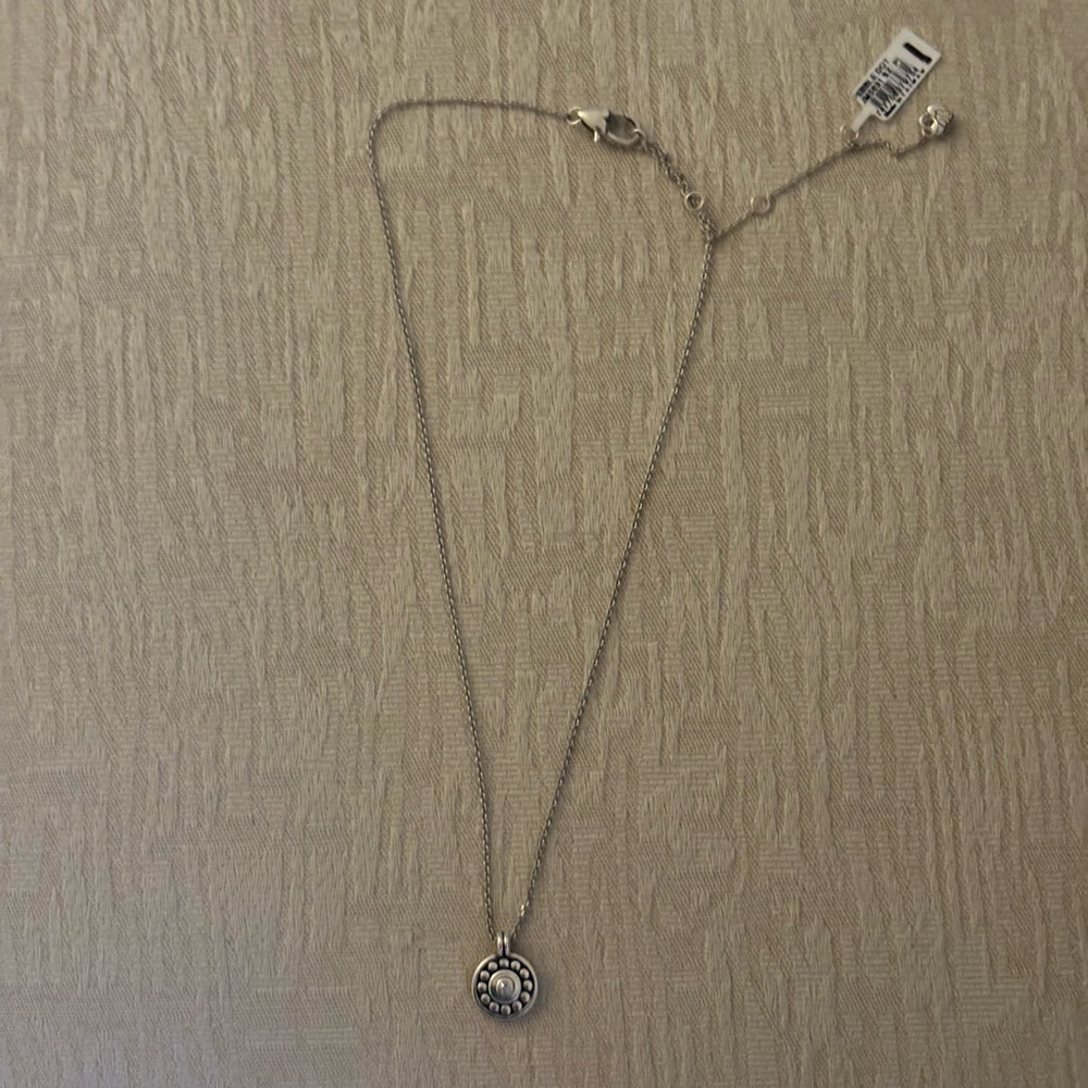 Brighton Silver Circle Pendant Necklace